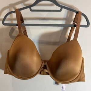 SAVAGE X FENTY Sz 40D Tan Bra Padded Underwire Adjustable Straps and Back